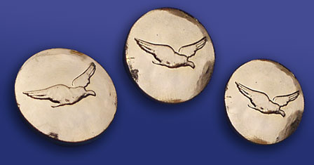 GOLD METAL EAGLE BUTTON GOLD METAL EAGLE BUTTON